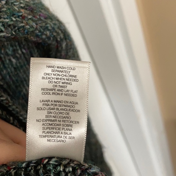 LAST CALL Green Stitch Fix zip cowl neck sweater tunic - Picture 9 of 10